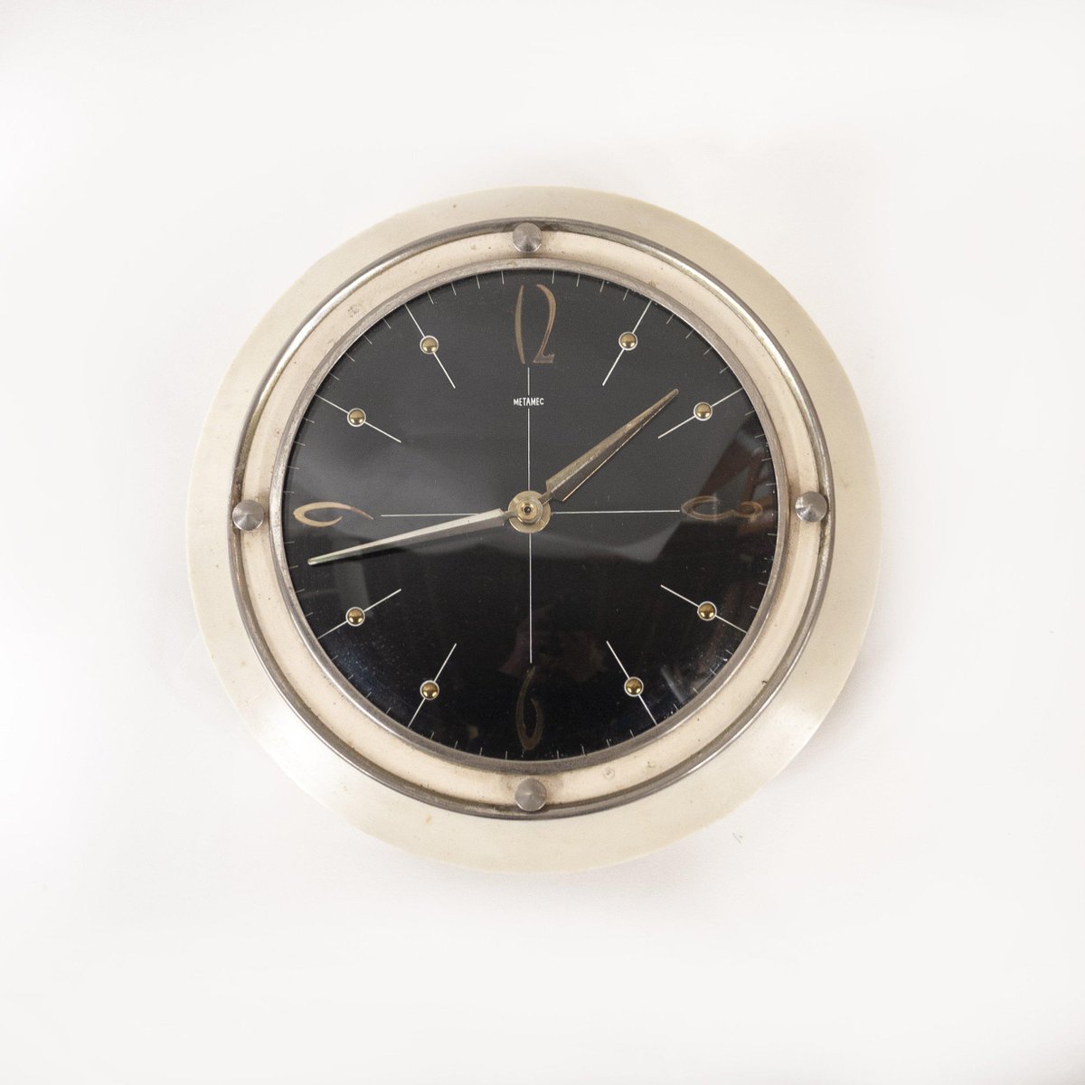Converted Quartz Wall Clock from Metamec, 1960s for sale at Pamono