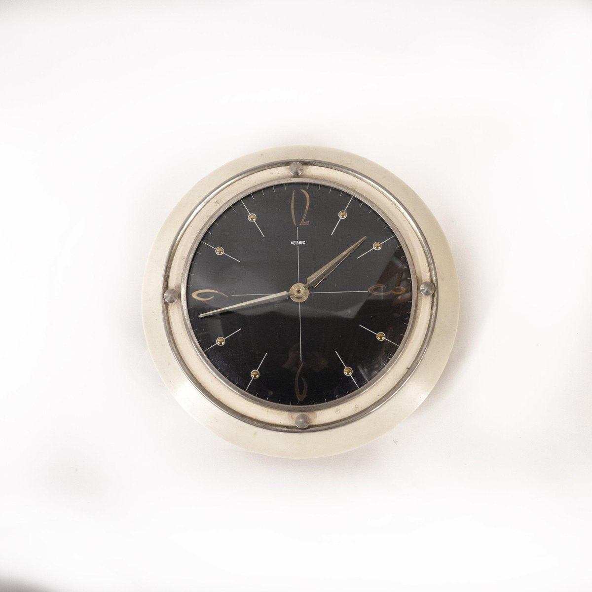 Converted Quartz Wall Clock from Metamec, 1960s for sale at Pamono
