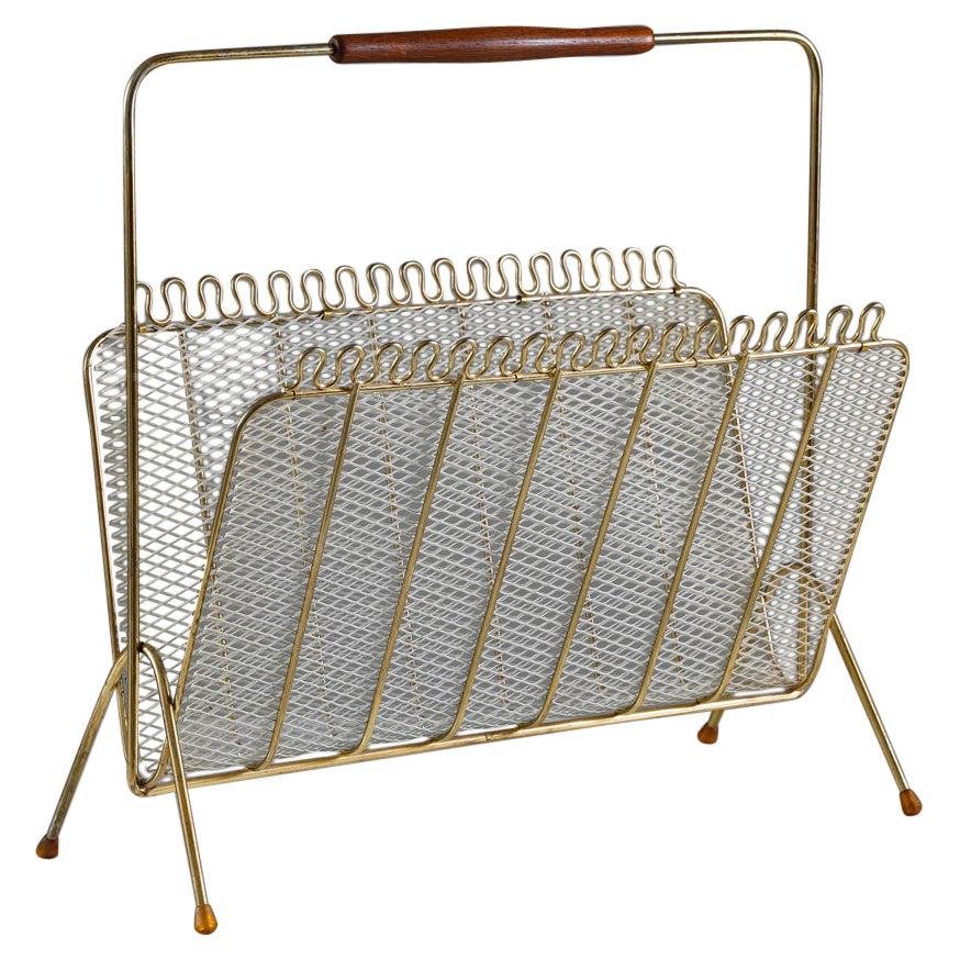 Scandinavian Mid-Century Magazine Holder, 1950s for sale at Pamono