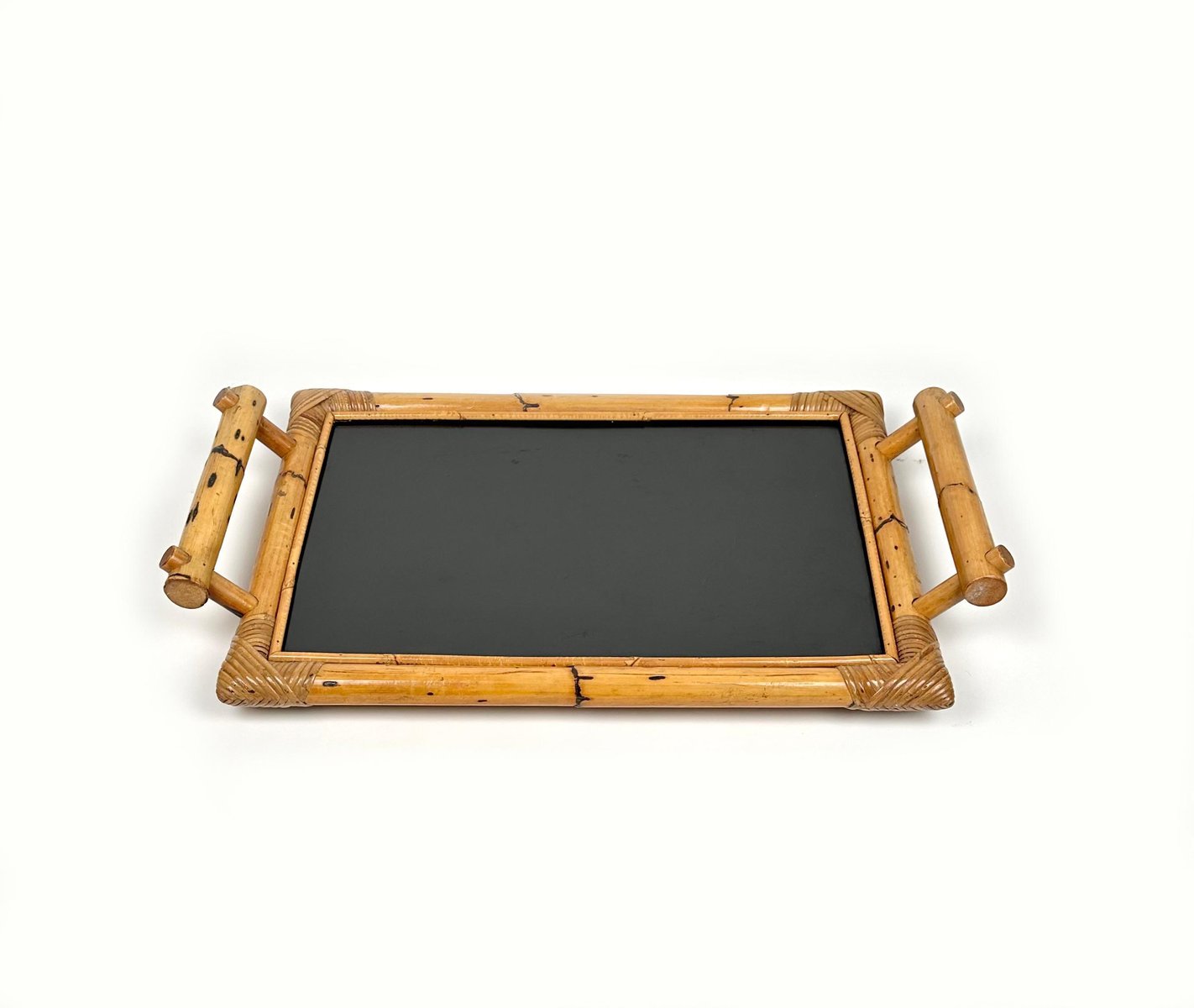 Vassoio rettangolare in legno naturale - Alice Home