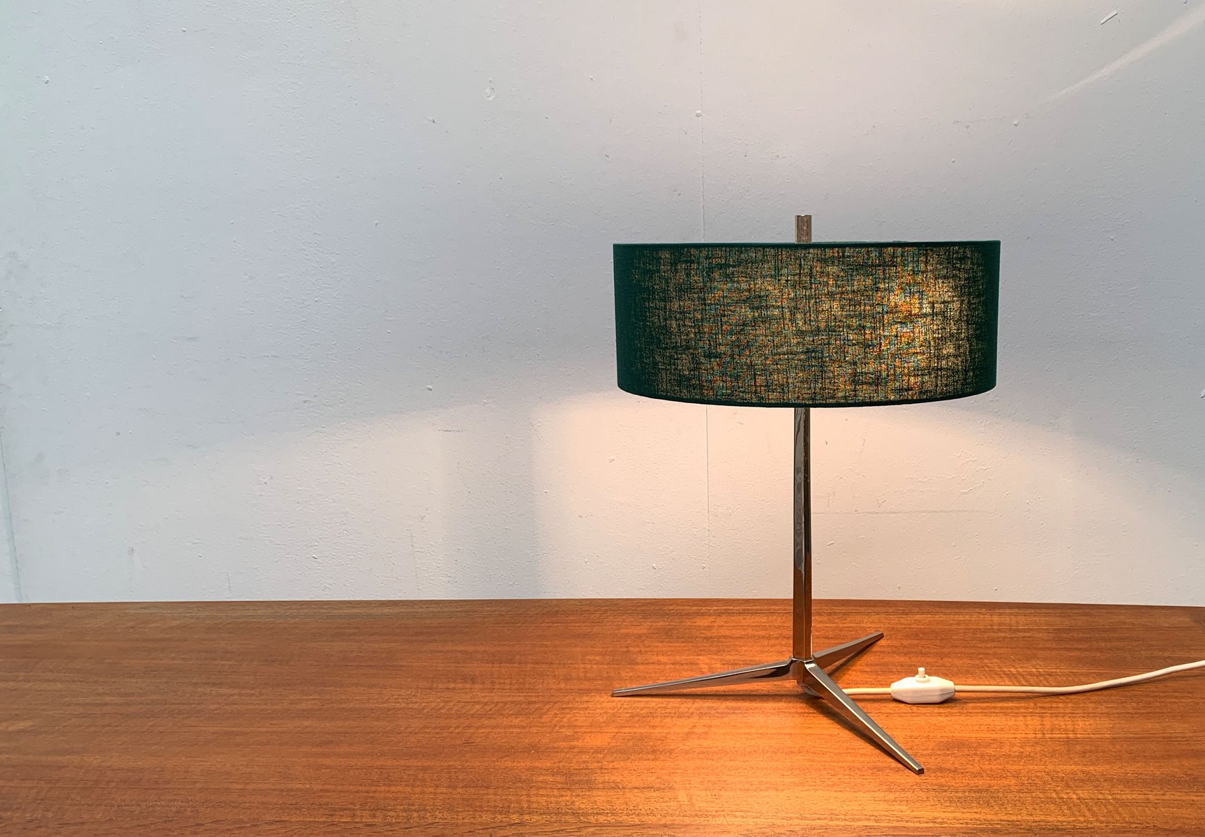 MidCentury German Minimalist Tripod Table Lamp from Kaiser Leuchten