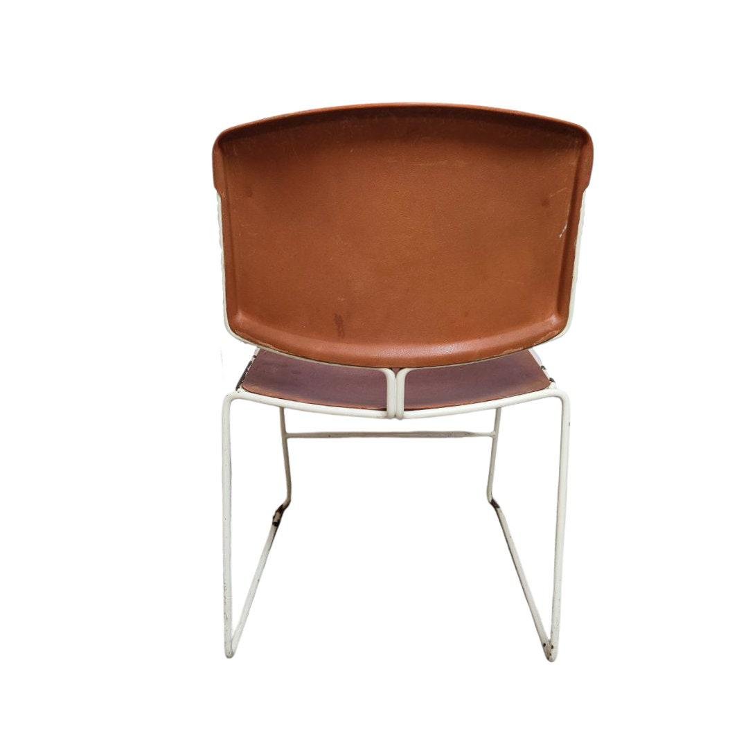 MidCentury Stacking Chairs by Max Stacker for Steelcase, 1970s, Set of