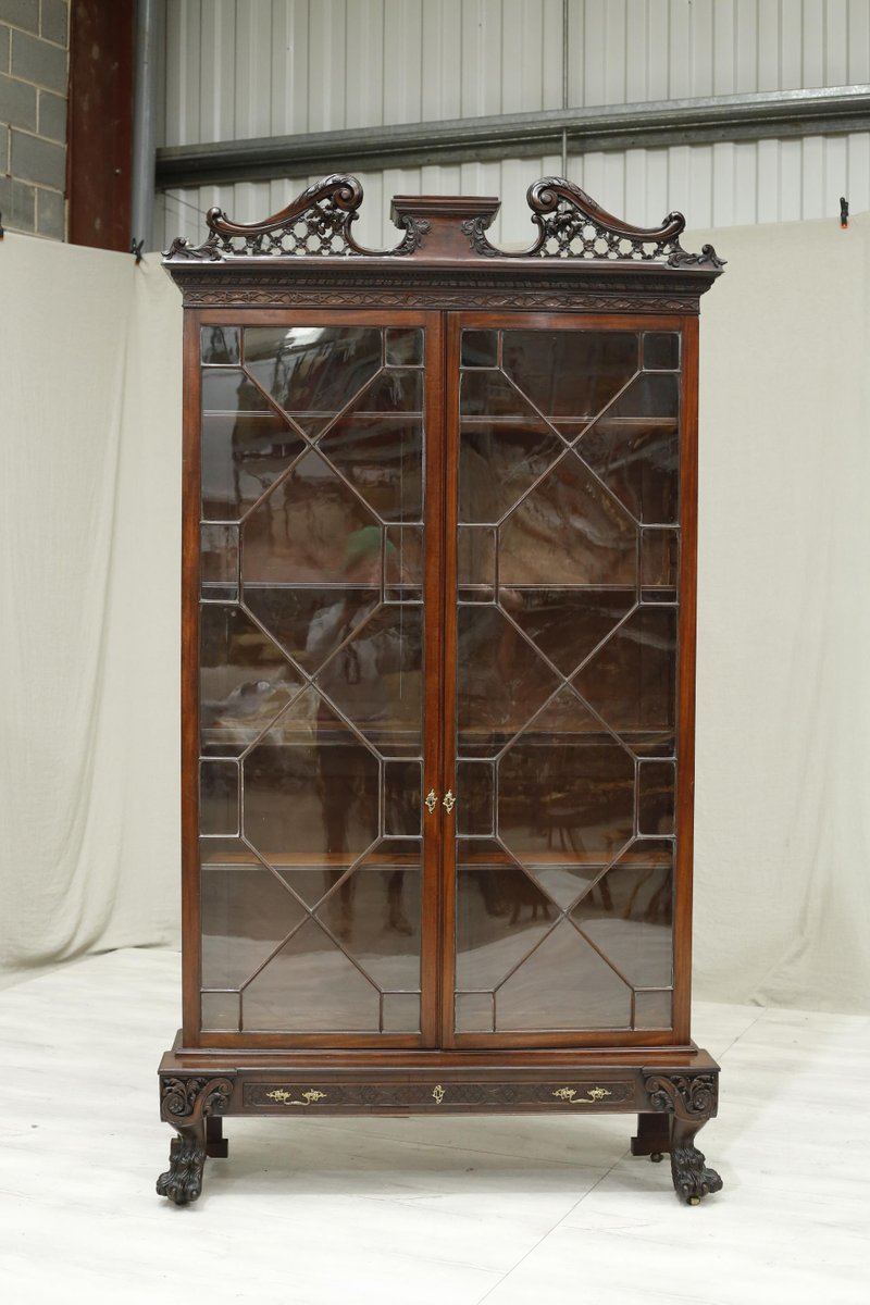 Antique Monumental Glazed Library for sale at Pamono