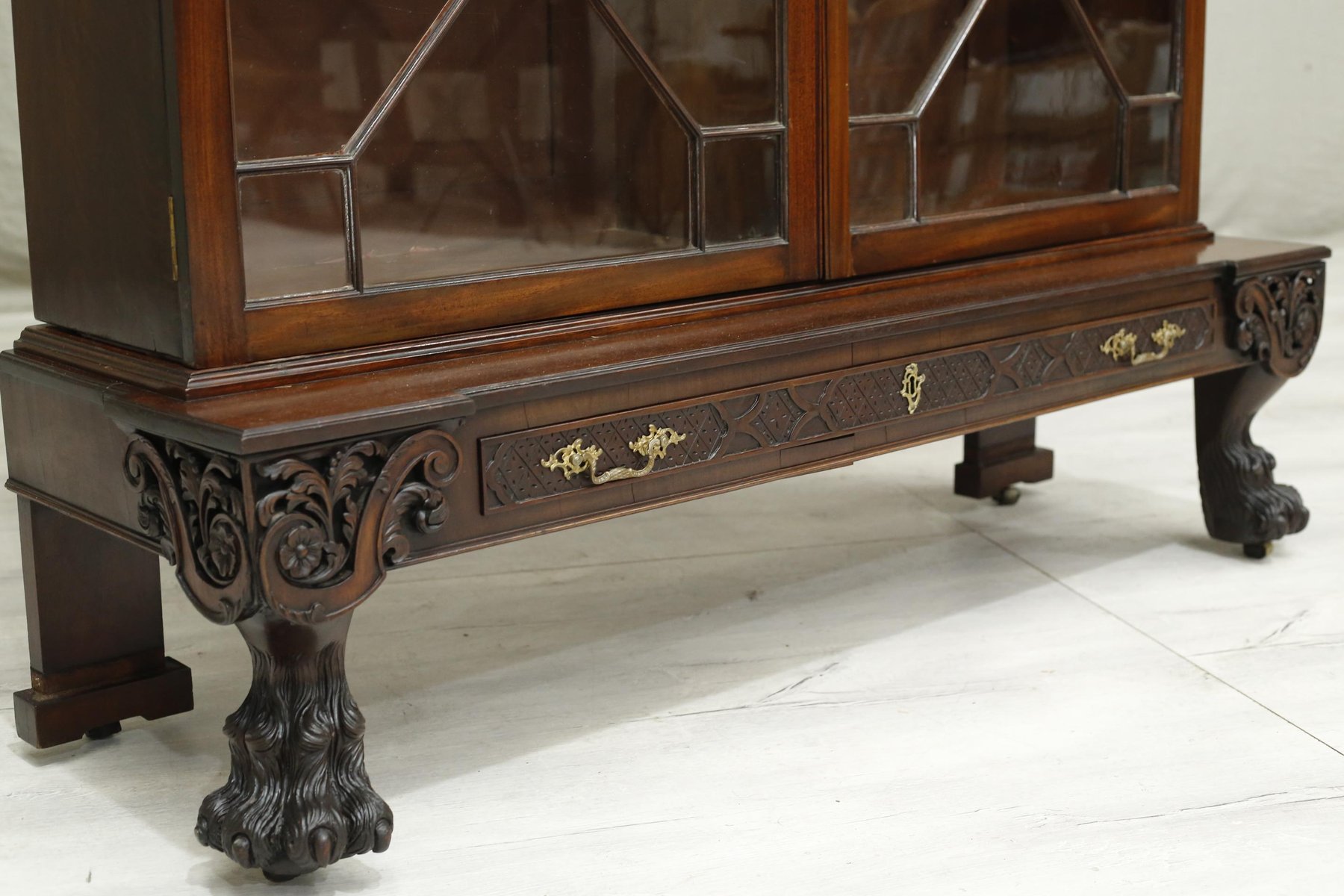 Antique Monumental Glazed Library for sale at Pamono