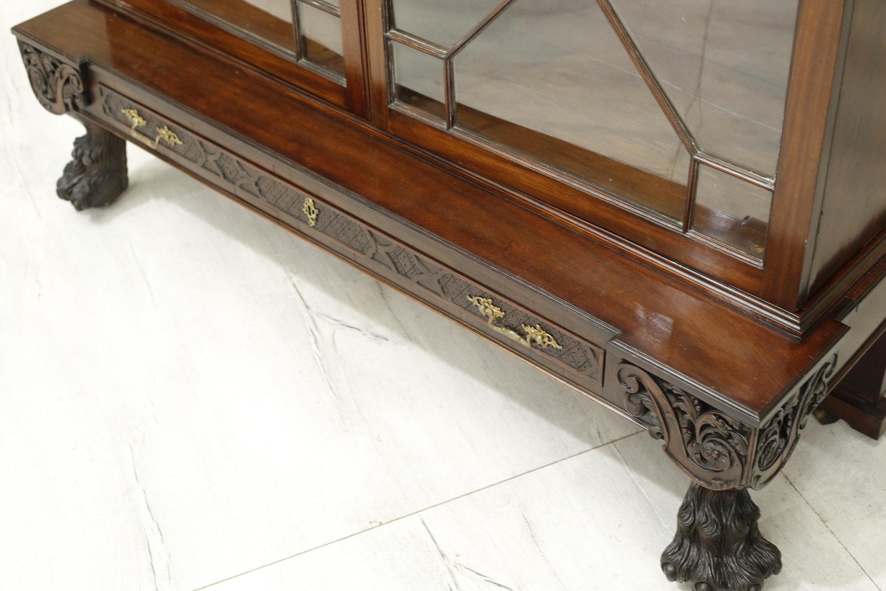 Antique Monumental Glazed Library for sale at Pamono