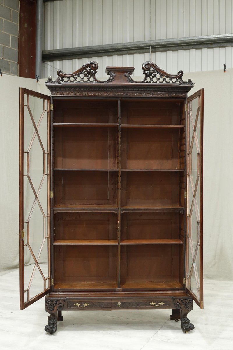 Antique Monumental Glazed Library for sale at Pamono