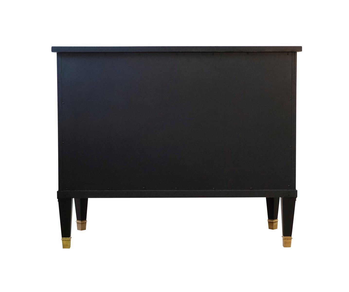 Vintage Gustavian Black Chest of Drawers, 1950s for sale at Pamono