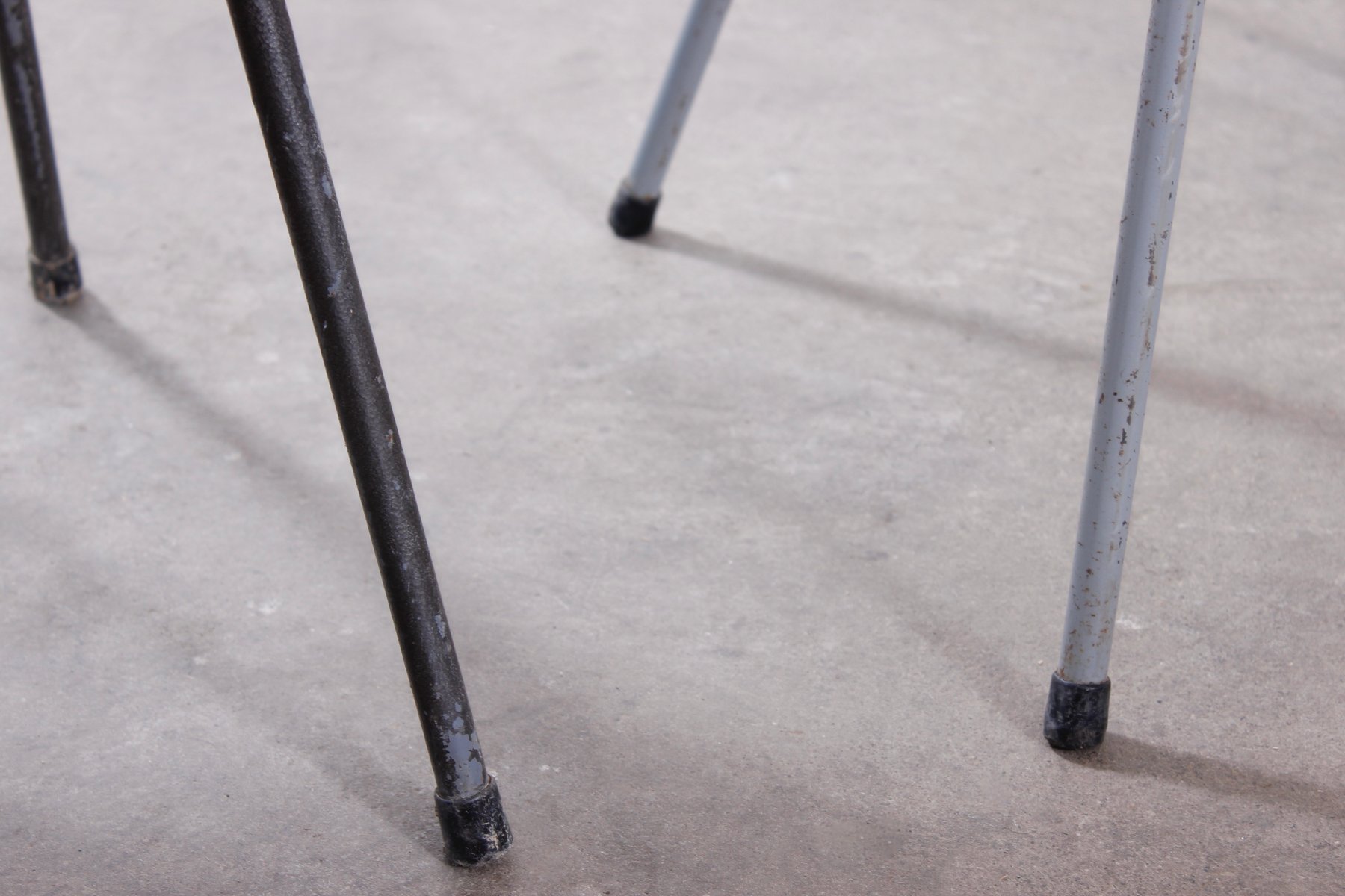 Industrial Steel Tube Chairs, Set of 4 for sale at Pamono