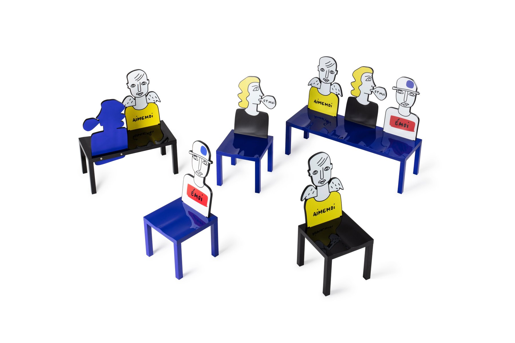 Human N2 Chair by JeanCharles De Castelbajac for sale at Pamono