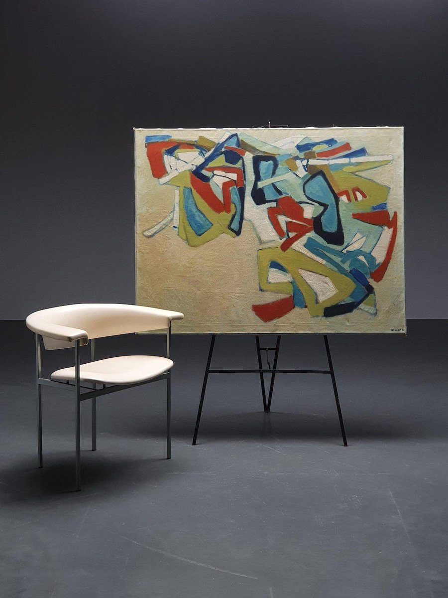 A. Roosenschoon, Marmok, 1960s, Oil on Canvas for sale at Pamono