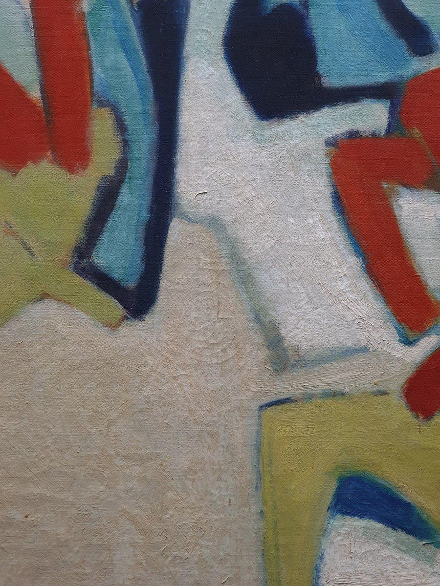 A. Roosenschoon, Marmok, 1960s, Oil on Canvas for sale at Pamono