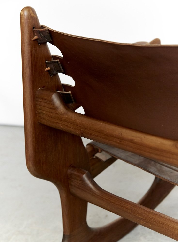 Rocking Chair by Angel I. Pazmino for Muebles de Estilo, Ecuador, 1970s ...