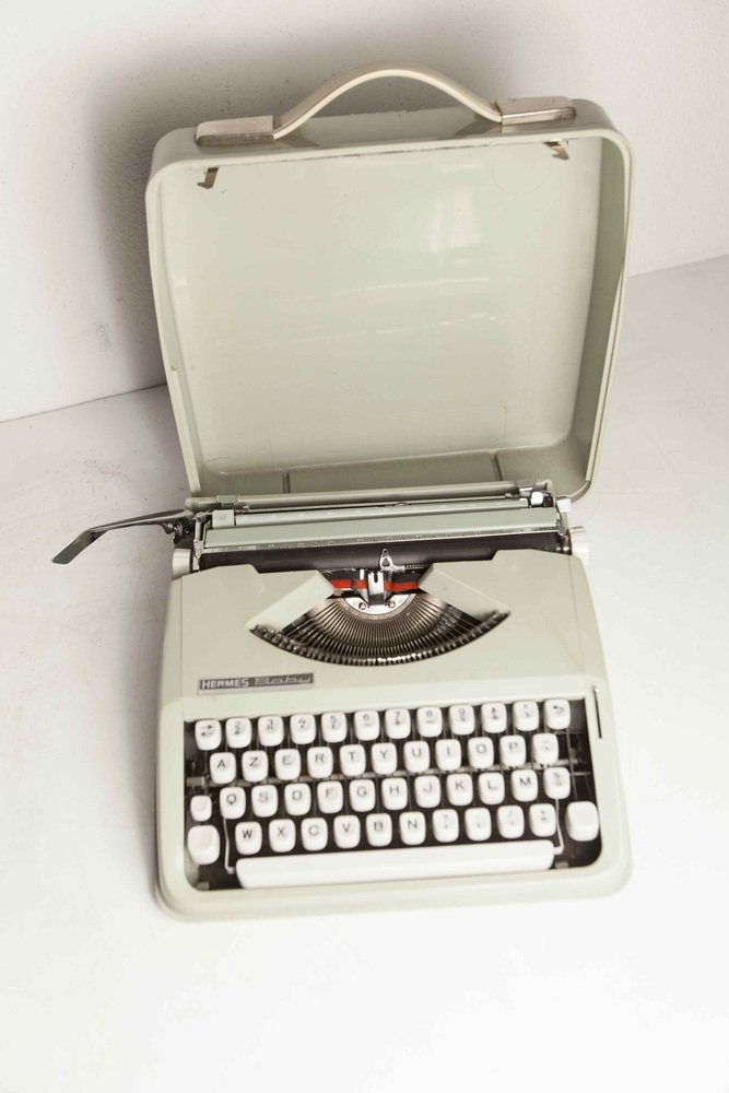 Vintage Hermes 3000 Portable Typewriter In Carry Case - I Like Mikes - Foto 11