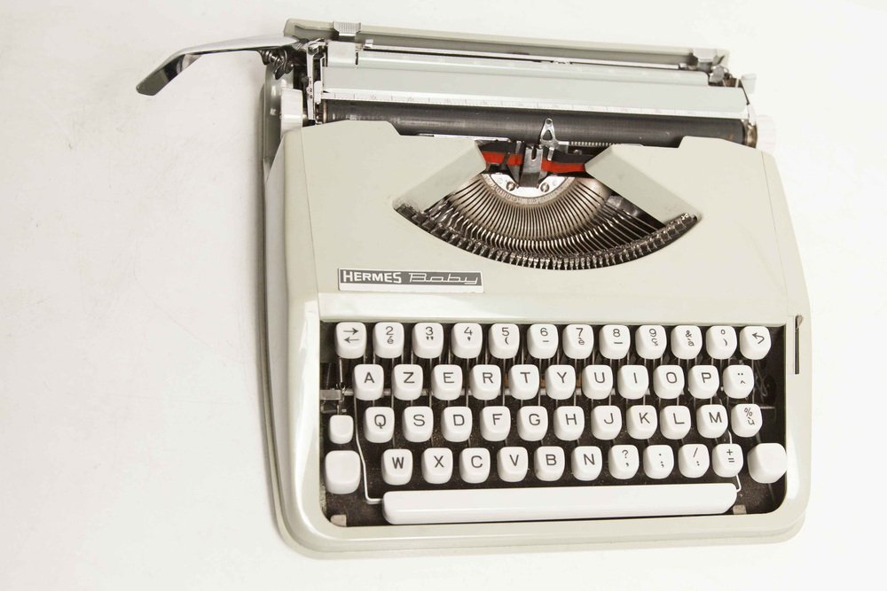 Hermes Typewriter from Paillard, 1970s for sale at Pamono