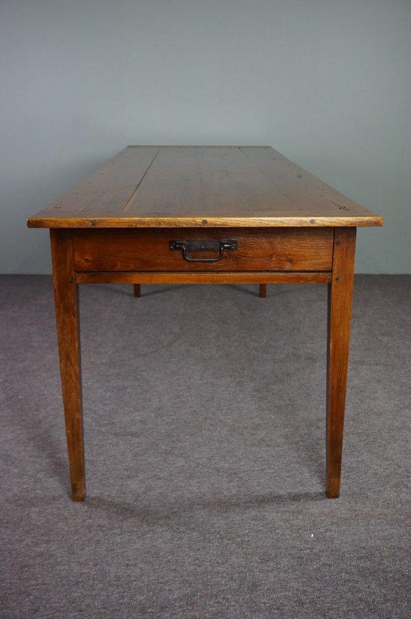 Antique French Oak Dining Table for sale at Pamono