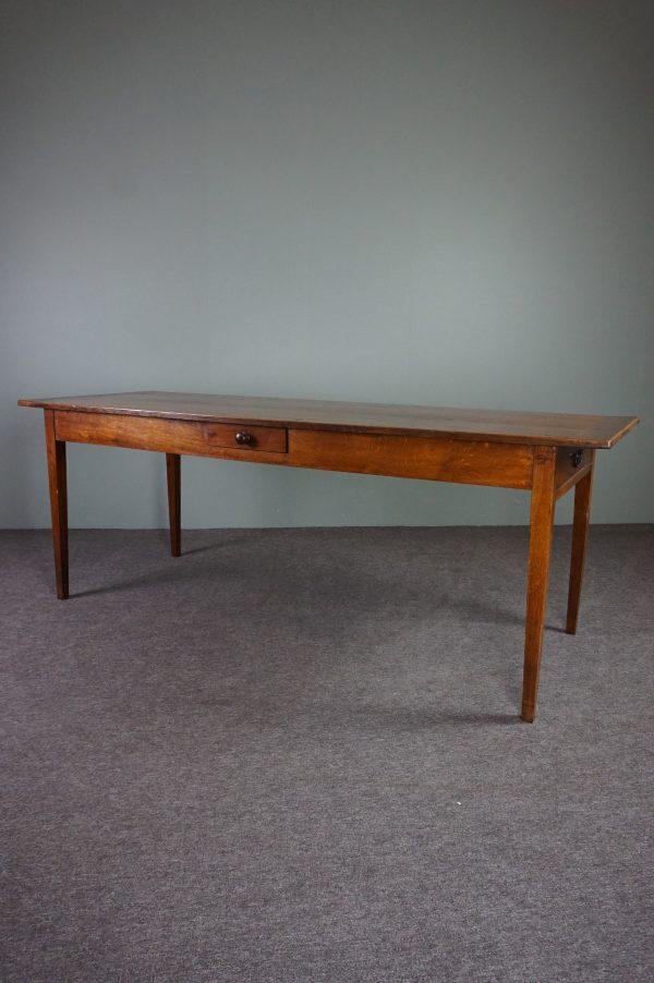 Antique French Oak Dining Table for sale at Pamono