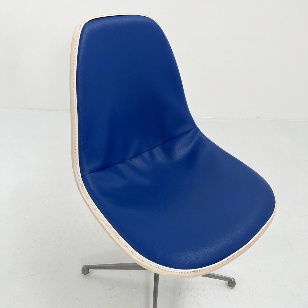 Electric Blue La Fonda Chair by Charles & Ray Eames for Herman Miller