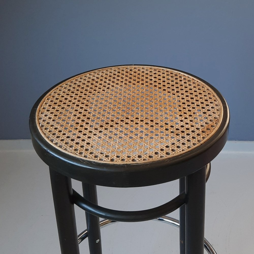 Black 204 RH Bar Stool from 1970s for sale at Pamono
