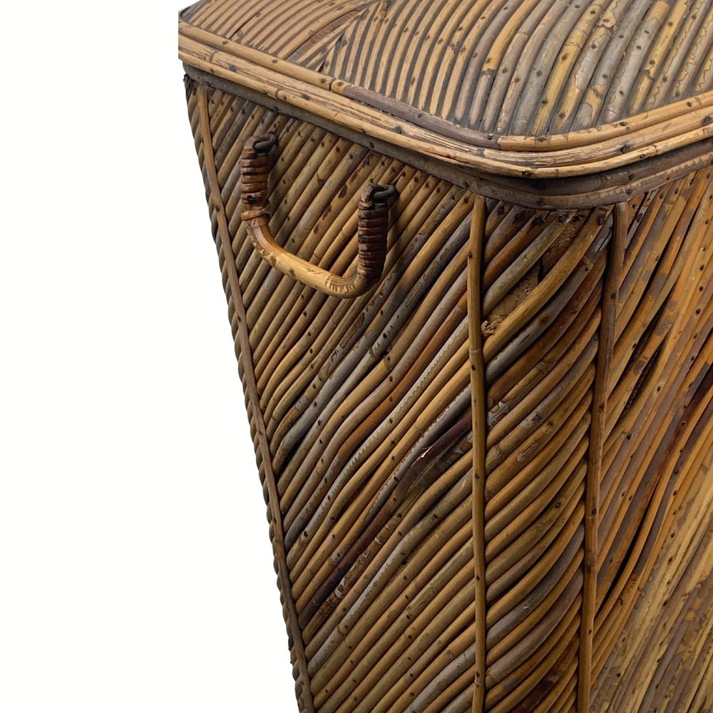Commode Vintage en Osier en Bambou, 1930s en vente sur