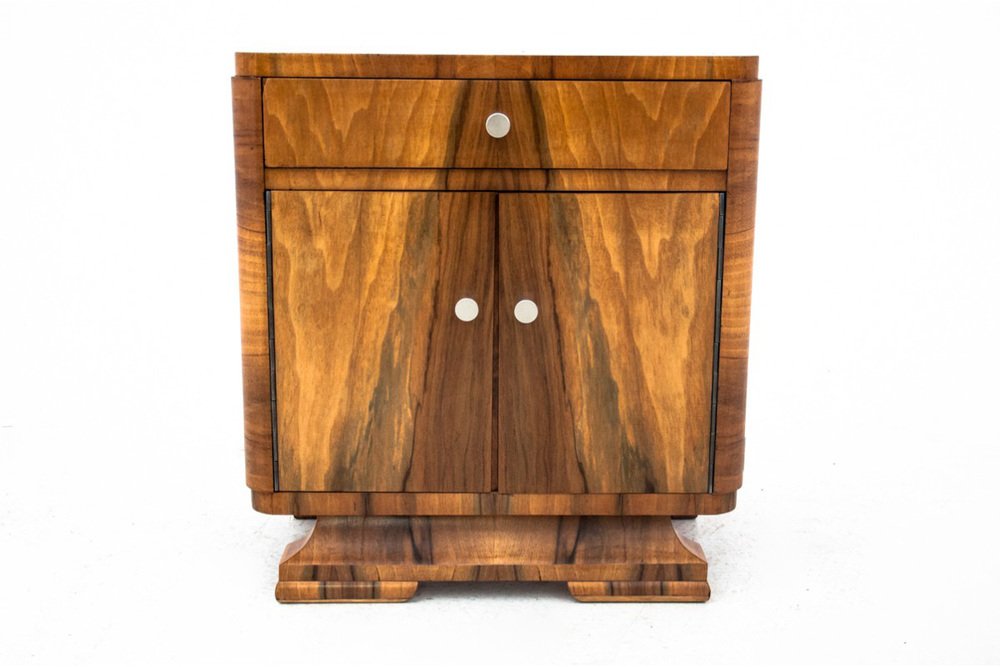 Polnischer Art Deco Nachttisch, 1960er bei Pamono kaufen
