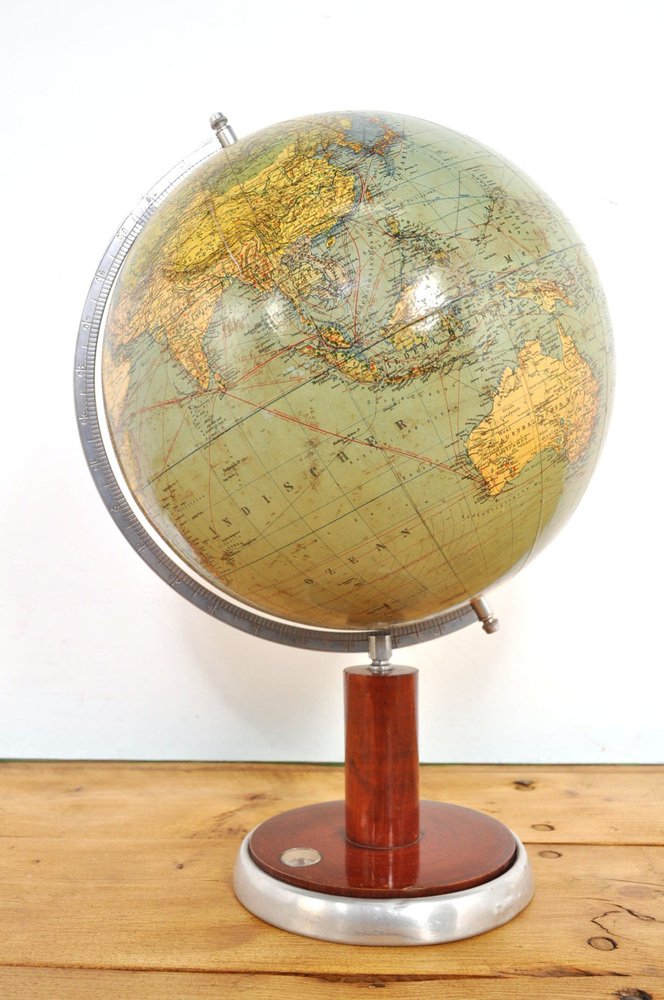 Art Deco Globe from Columbus, 1930s for sale at Pamono