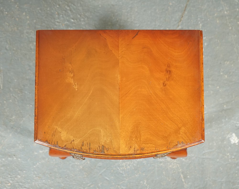 Art Deco Walnut Bedside Tables, Set of 2 for sale at Pamono