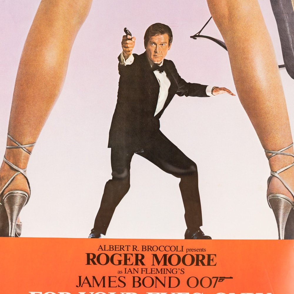 Original james bond for your eyes only poster 1981 for sale at pamono