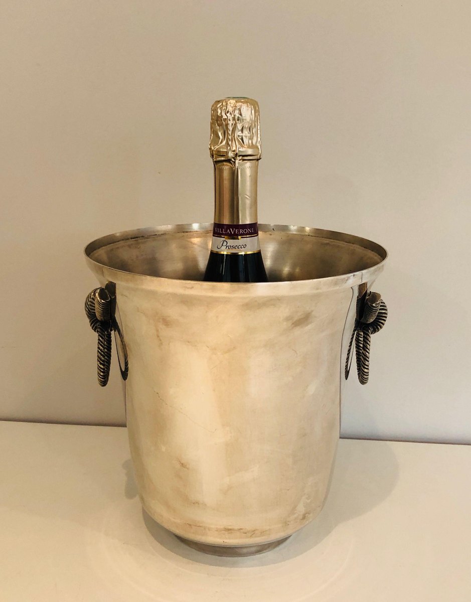 Seau à Champagne R.C. LEMAIRE – Aluminium Doré – Villers Sur Châtillon – France