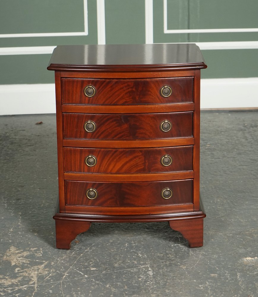 Vintage Flamed Mahogany Chest of Drawers for sale at Pamono