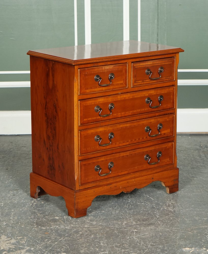 Yew Wood Chest of Drawers for sale at Pamono