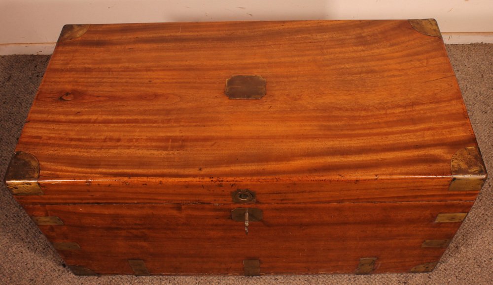 Campaign Wood Camphor Chest for sale at Pamono
