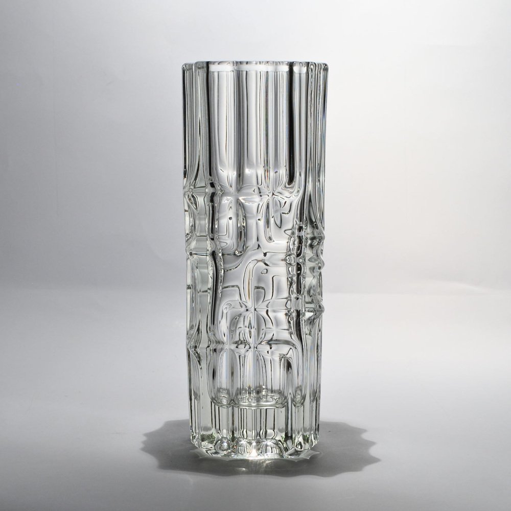 Glass Vase by Vladislav Urban for Sklo Union Rosice, 1960s for sale at