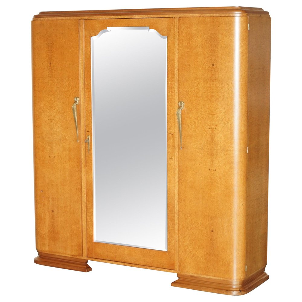 Vintage Art Deco Wooden Wardrobe - Armoires & Wardrobes - Facebook