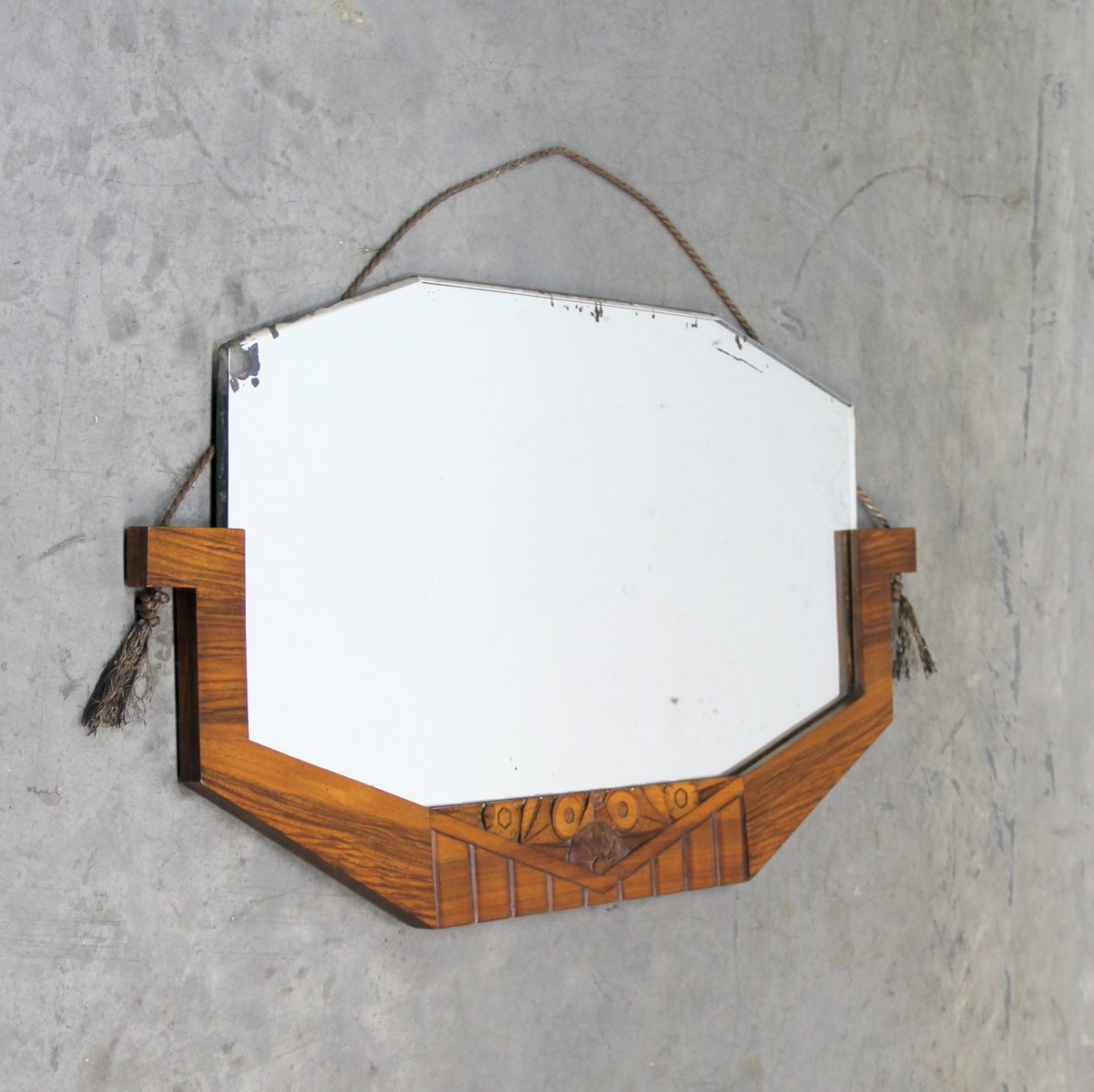 Französischer Art Deco Spiegel, 1930er bei Pamono kaufen