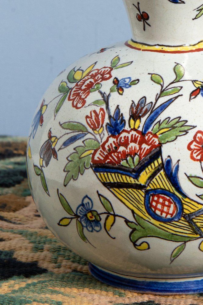 Antique Cornucopia Vase from Rouen Faience, 1740s for sale at Pamono