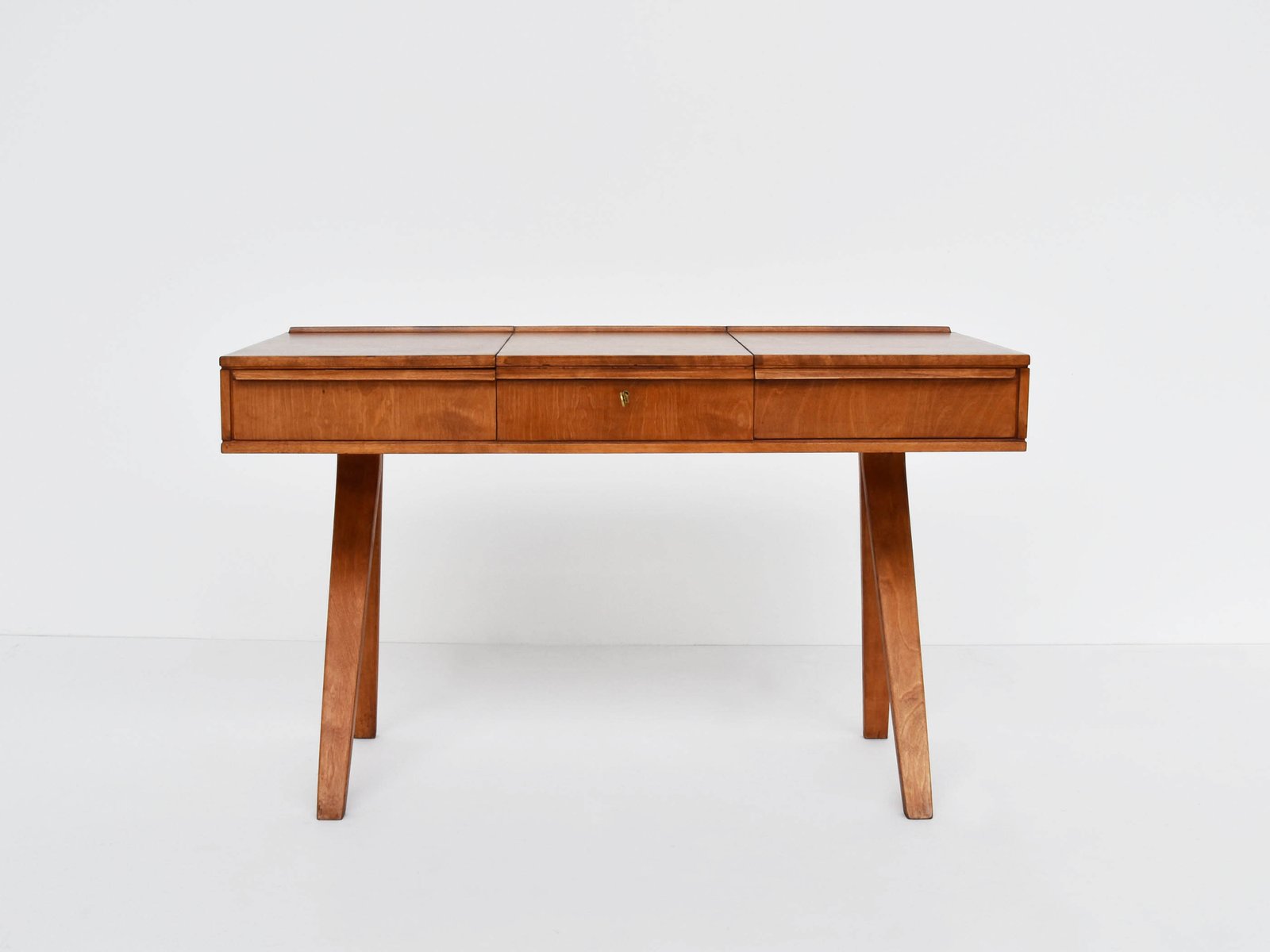 Dutch Modern Vanities Desk in Plywood by Cees Braakman for Pastoe, 1951