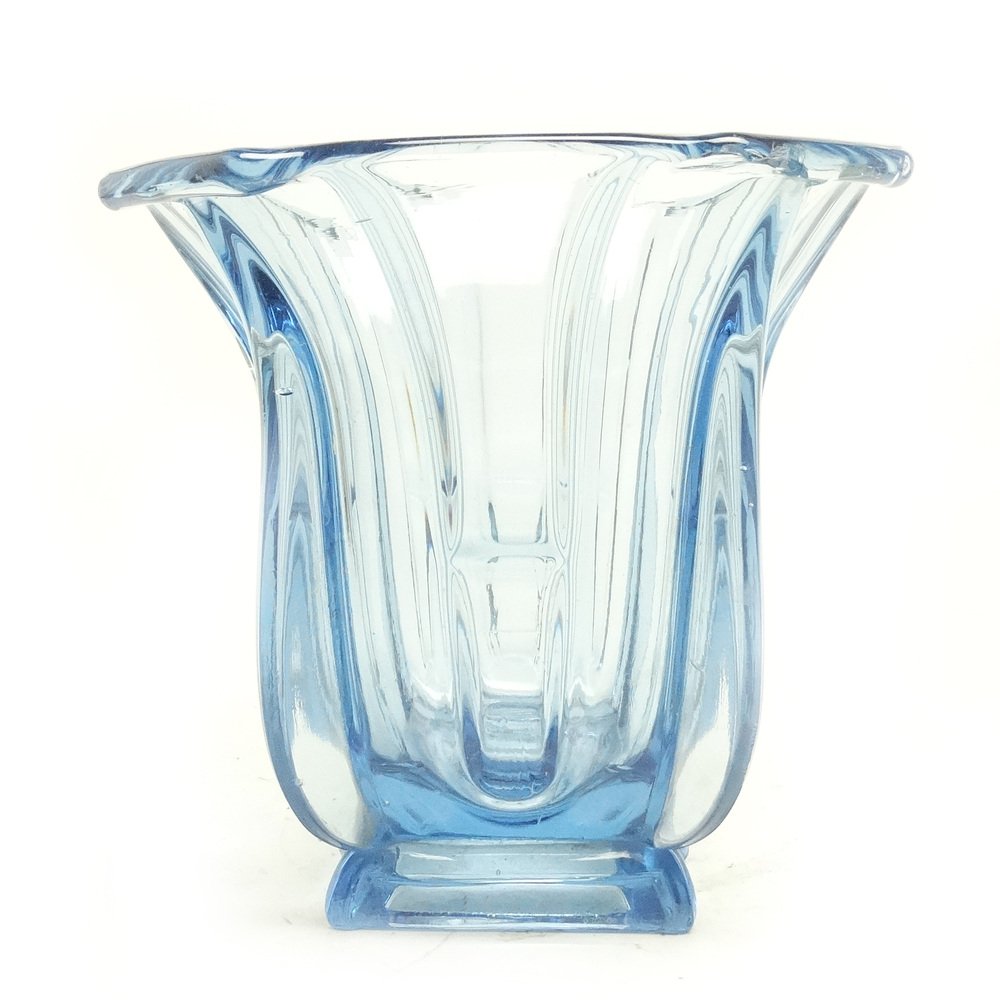 Polnische Art Deco Vase von Zawiercie Glassworks, 1930er bei Pamono kaufen