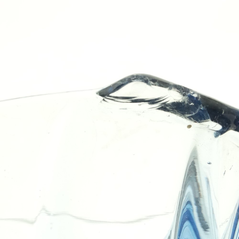 Polish Art Deco Vase from Zawiercie Glassworks, 1930s for sale at Pamono