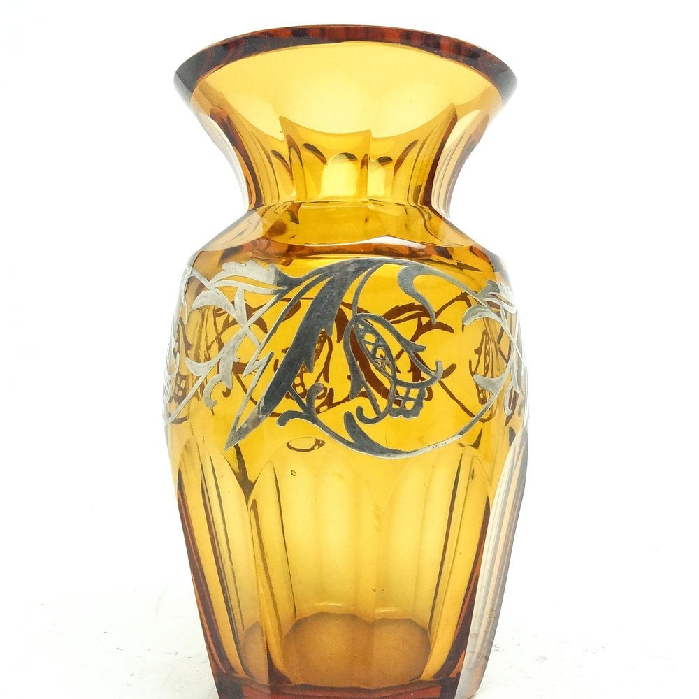 Polnische Art Deco Vase von Josephine Glassworks, 1930er bei Pamono kaufen