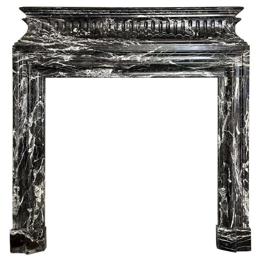Superbe Couverture De Radiateur Victorienne - Marbre Orné Et Base Fonte - 107 Cm