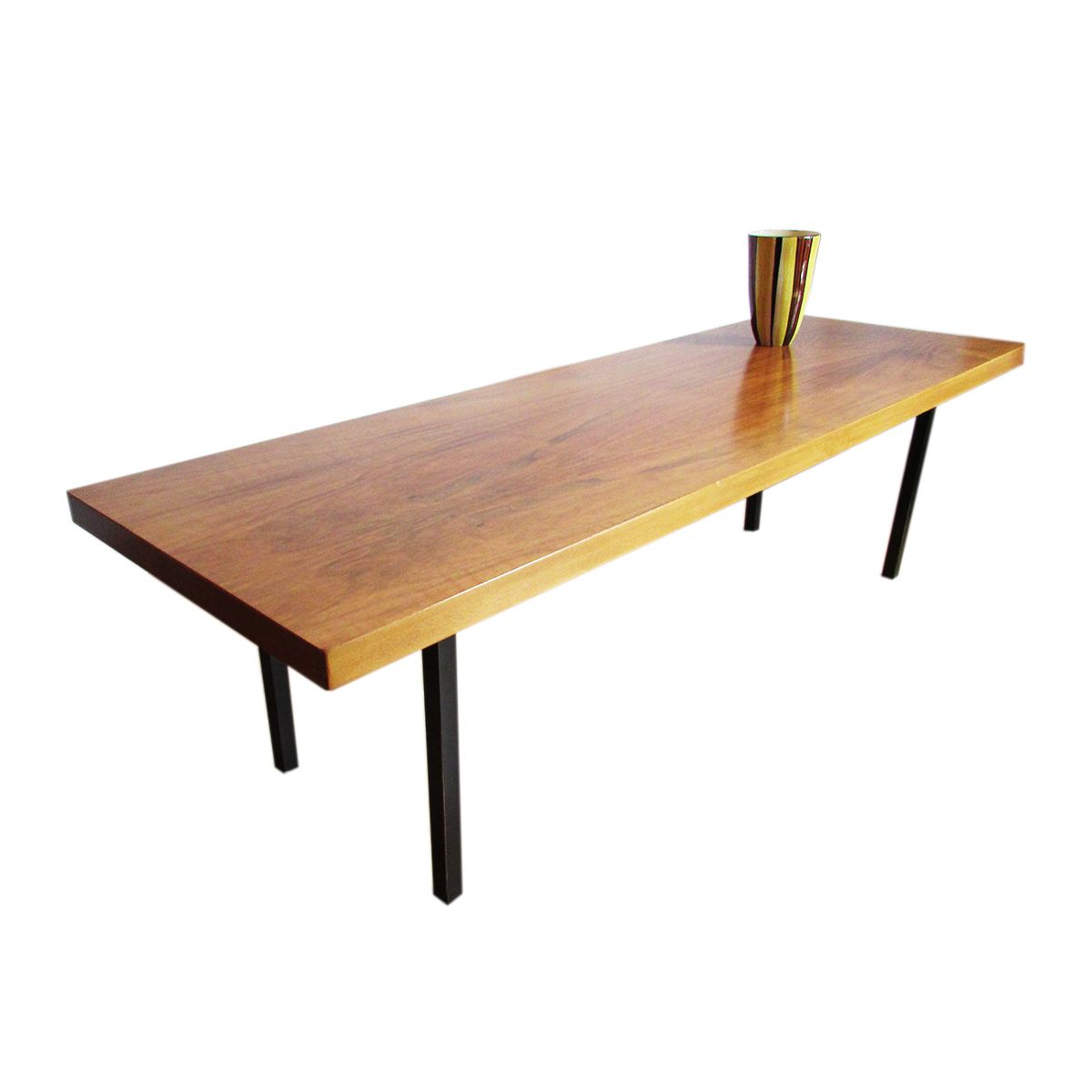 Swiss Walnut Coffee Table By Peter Weibel For Intarsien 1960 Per Piece