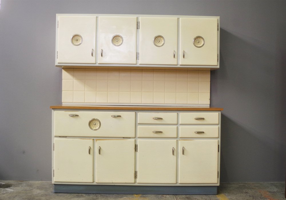 Küchenpantry, 1950er, 3er Set bei Pamono kaufen
