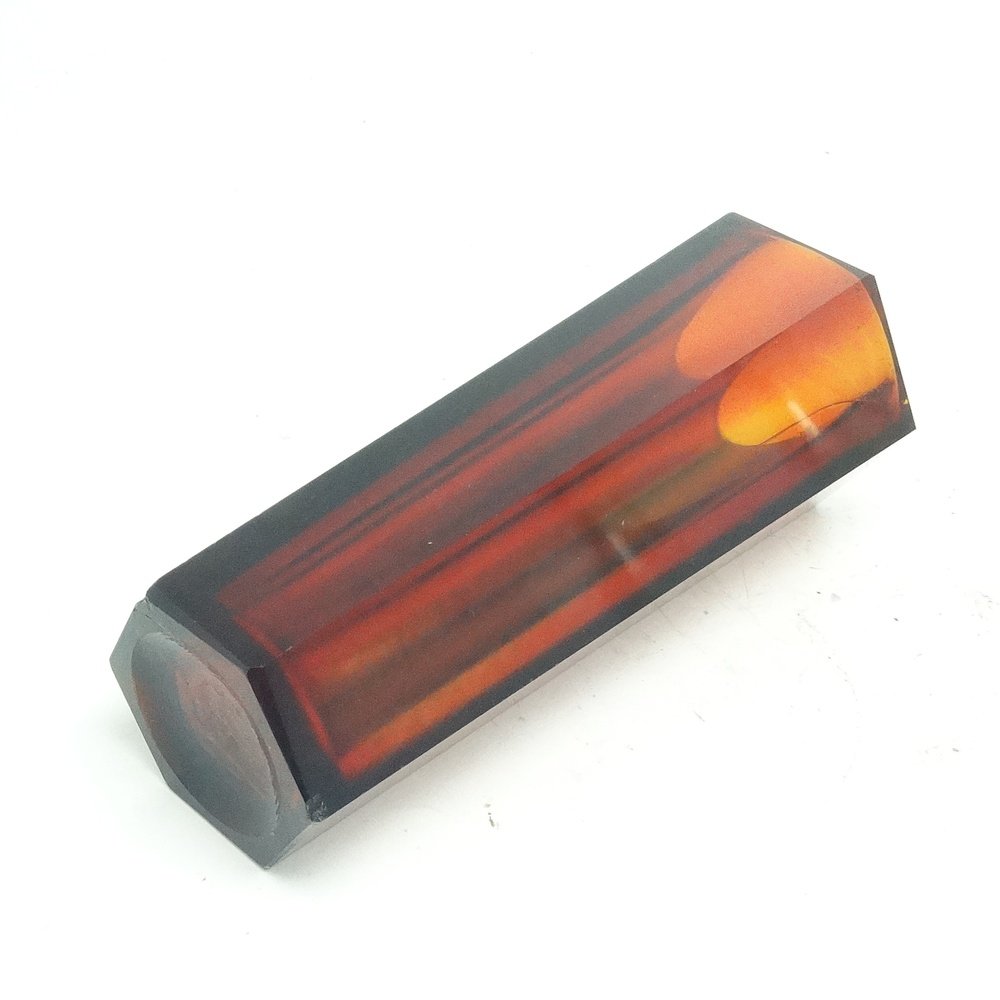 Art Deco Style Vase from Zawiercie Glassworks, Poland, 1950s for sale