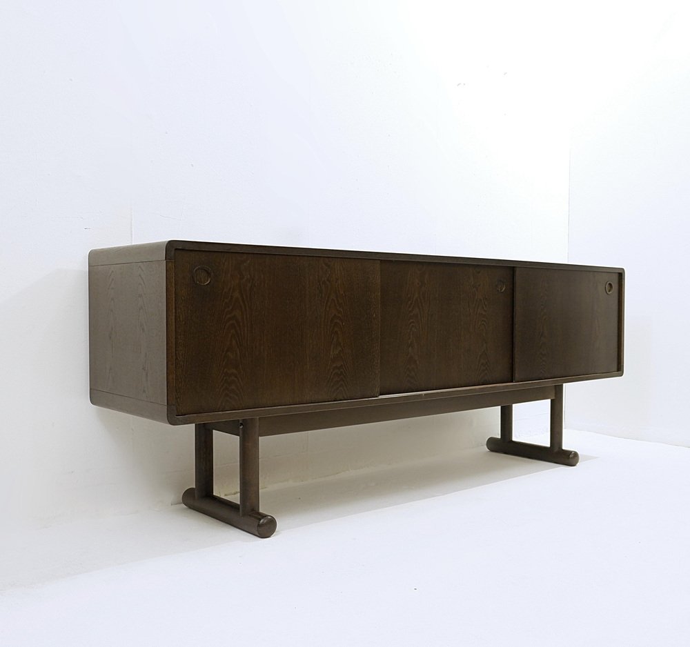 MidCentury Dark Brown Sideboard, 1960s for sale at Pamono