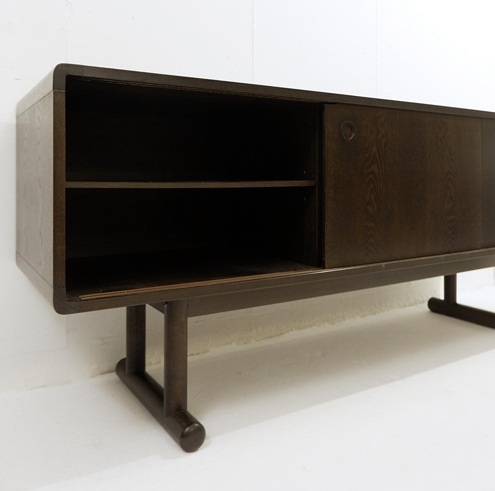 MidCentury Dark Brown Sideboard, 1960s for sale at Pamono