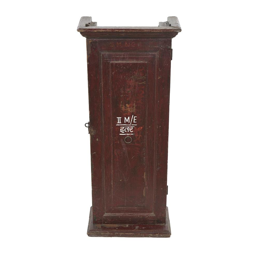 Cassettiera Tansu in legno intarsiato, anni '20