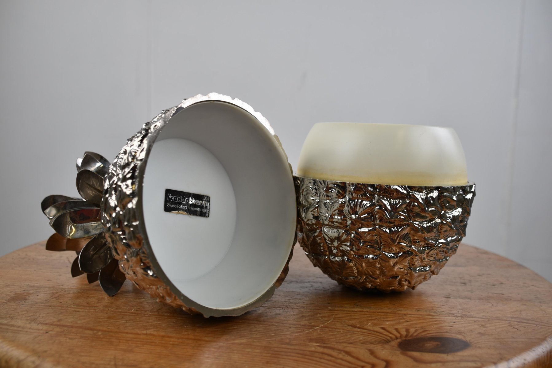 HUNTFF Seau à Glace Ananas 550/900 Ml - Seau à Cocktail - En