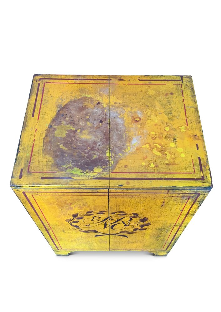 Empire Nautical Military Three Drawer Sea Chest with Flush Brass Swing