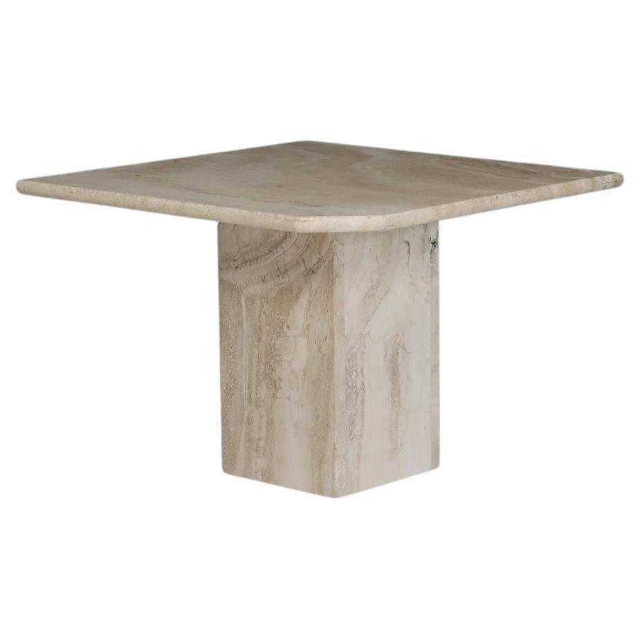 Modern Roche Bobois Travertine Side Table, Italy, 1970s for sale at Pamono