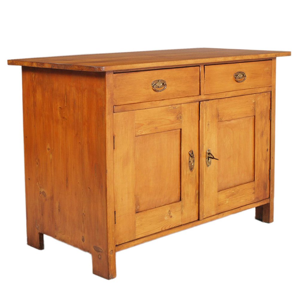 Credenza tirolese in legno di castagno lucidato, 1780 in vendita su Pamono